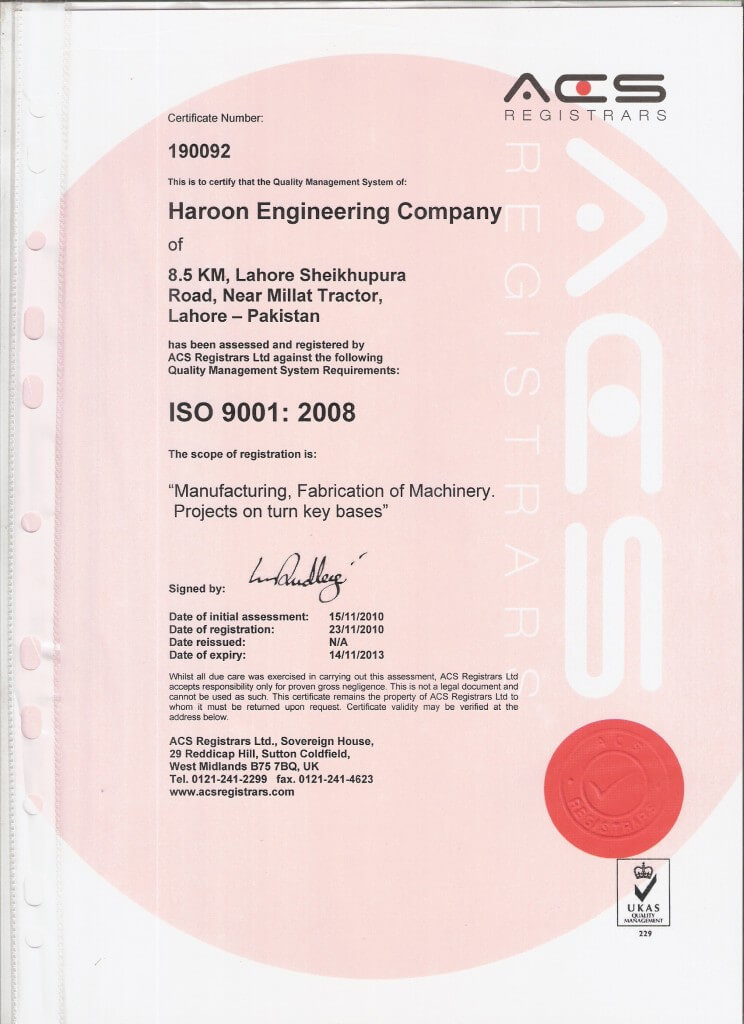 iso-certificate-Haroon Engineering